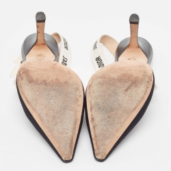 Pre Owned Dior Black Technical Fabric J'Adior Pumps Size 37