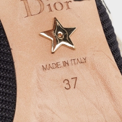 Pre Owned Dior Black Technical Fabric J'Adior Pumps Size 37