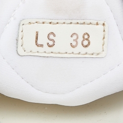 Pre Owned Dior Blue Satin D-Connect Sandals Size 38