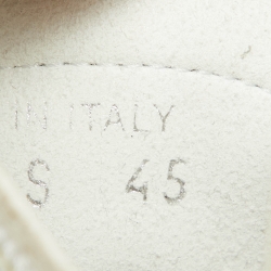 مملوكة مسبقًا Dior Grey/White Mesh and Rubber B23 High Top Sneakers Size 45