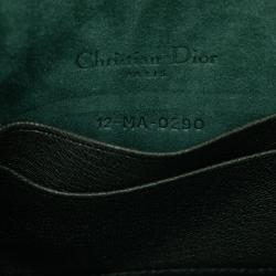 Dior Green Leather Saddle Belt Bag