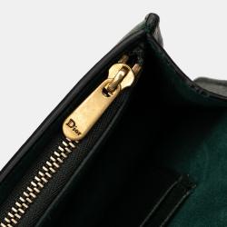 Dior Green Leather Saddle Belt Bag