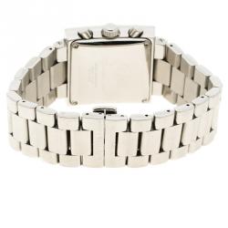  Christian Dior Silver White Stainless Steel Riva Women's Wristwatch 31mm