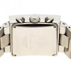  Christian Dior Silver White Stainless Steel Riva Women's Wristwatch 31mm
