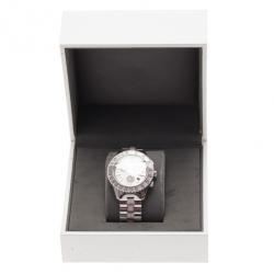 مملوكة مسبقًا Dior Silver Stainless Steel Christal Women's Wristwatch 38MM