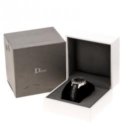 مملوكة مسبقًا Dior Black Stainless Steel Christal CD113115 Women's Wristwatch 34 mm