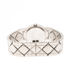 مملوكة مسبقًا  Christian Dior White Mother of Pearl Diamonds Chris Collection D86-101 Women's Wristwatch 24 mm