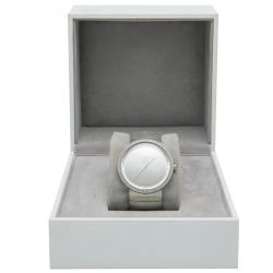 Dior Silver Stainless Steel La D De Dior Diamond Watch 38MM
