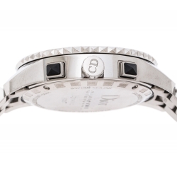 Dior Black Stainless Steel Diamonds Christal CD11431C Women's Wristwatch 38 mm