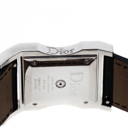 Dior Silver Stainless Steel Diamonds Chris 47 CD033112 Women's Wristwatch 30 mm