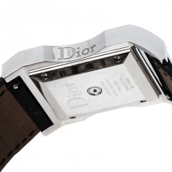 Dior Silver Stainless Steel Diamonds Chris 47 CD033112 Women's Wristwatch 30 mm