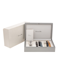 مملوكة مسبقًا Dior Silver Stainless Steel Malice D78-109 Women's Wristwatch 19 mm