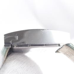 Pre Owned Dior White Stainless Steel Oblique Malice Women's Wristwatch 25 x 19 MM 