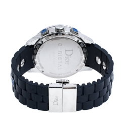 Dior Blue Stainless Steel Christal CD114311 Women's Wristwatch 38 mm