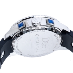 Dior Blue Stainless Steel Christal CD114311 Women's Wristwatch 38 mm