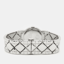 Pre Owned  Christian Dior White Mother of Pearl Diamonds Chris Collection D86-101 Women's Wristwatch 24 mm