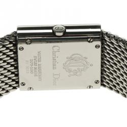 مملوكة مسبقًا Christian Dior Silver Stainless Steel D79-100 Women's Wristwatch 28MM
