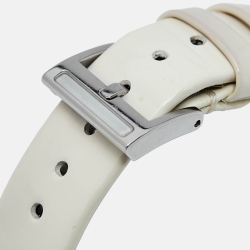 مملوكة مسبقًا Dior Mother of Pearl Stainless Steel Leather Diamond  Christal  CD11311C Women's Wristwatch 33 mm