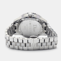 Dior White Diamonds Stainless Steel Christal CD113112M001 Women's Wristwatch 33 mm