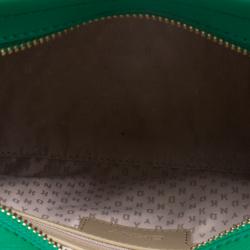 مملوكة مسبقًا حقيبة كروس دي كي أن واي جلد خضراء