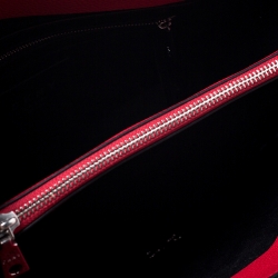 Pre Owned DKNY Red Leather Commuter MD Tote