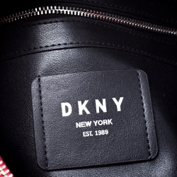 Pre Owned DKNY Red Leather Commuter MD Tote