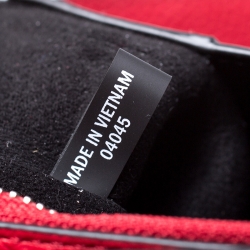 Pre Owned DKNY Red Leather Commuter MD Tote