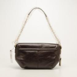 Pre Owned DKNY Flapover Shoulder Bag 