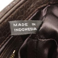 Pre Owned DKNY Flapover Shoulder Bag 