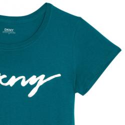 Pre Owned DKNY Turqoise T-shirt M
