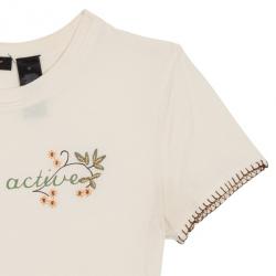 Pre Owned DKNY Active Women Ivory T-Shirt M