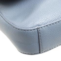 Pre Owned DKNY Grey Leather Crossbody Bag