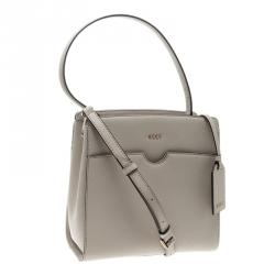 مملوكة مسبقًا حقيبة دي كي إن واي جلد بيج بيد علوية