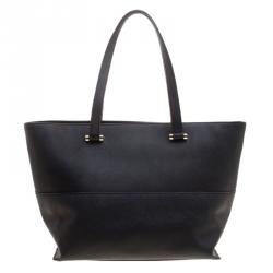 Pre Owned DKNY Black Saffiano Leather Tote