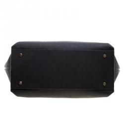 Pre Owned DKNY Black Saffiano Leather Tote