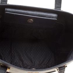 Pre Owned DKNY Black Saffiano Leather Tote