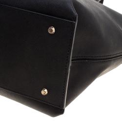 Pre Owned DKNY Black Saffiano Leather Tote