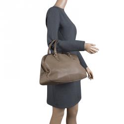Pre Owned DKNY Brown Leather Tote