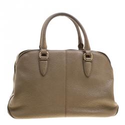 Pre Owned DKNY Brown Leather Tote