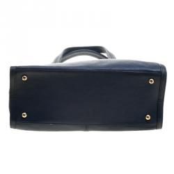 Pre Owned DKNY Blue Leather Shoulder Bag