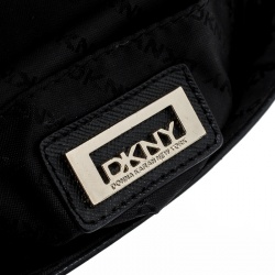 Pre Owned DKNY Black Leather Crossbody Bag