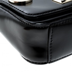 Pre Owned DKNY Black Leather Crossbody Bag