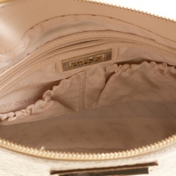 Pre Owned Dkny Cream Leather Crossbody Bag