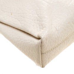 Pre Owned Dkny Cream Leather Crossbody Bag