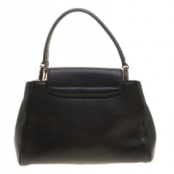 Pre Owned DKNY Black Leather Shoulder Bag