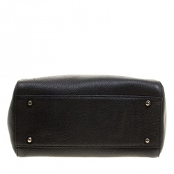 Pre Owned DKNY Black Leather Shoulder Bag