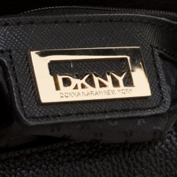 Pre Owned DKNY Black Leather Shoulder Bag
