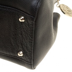 Pre Owned DKNY Black Leather Shoulder Bag