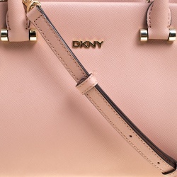 Pre Owned DKNY Blush Pink Leather Crossbody Bag