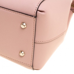 Pre Owned DKNY Blush Pink Leather Crossbody Bag
